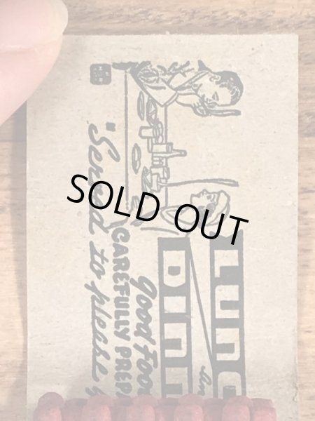 40〜50年代頃のピンナップガールのビンテージマッチブック