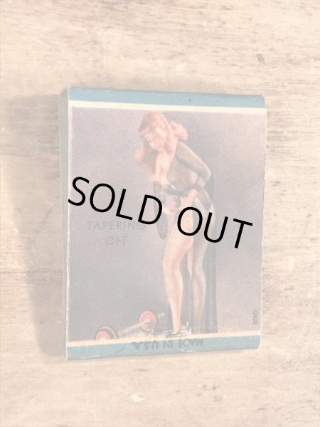 40〜50年代頃のピンナップガールのビンテージマッチブック