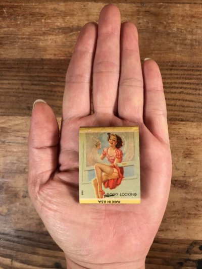 画像1: Advertising Pin Up Girl “Good Looking” Matchbook　ピンナップガール　ビンテージ　マッチブック　40〜50年代