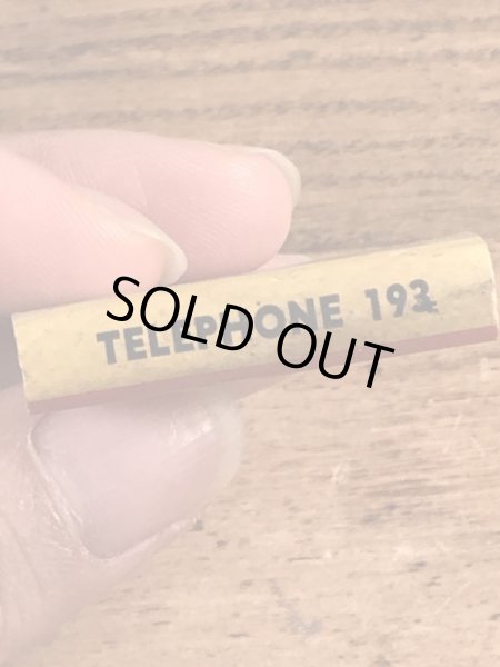 40〜50年代頃のピンナップガールのビンテージマッチブック