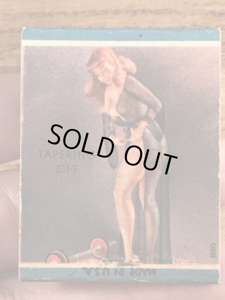 40〜50年代頃のピンナップガールのビンテージマッチブック