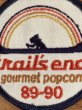 80〜90年代頃のTrail's End Gourmet Popcornのビンテージワッペン