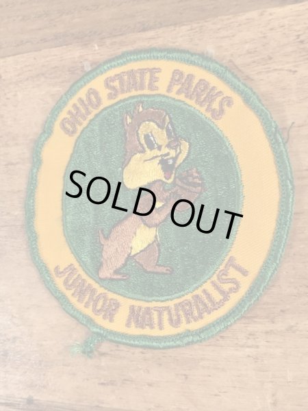 70’s〜頃のオハイオステイトパークのジュニアナチュラリストのヴィンテージのワッペン