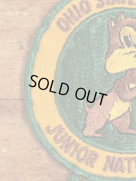 70年代〜頃のオハイオステイトパークのジュニアナチュラリストのビンテージワッペン