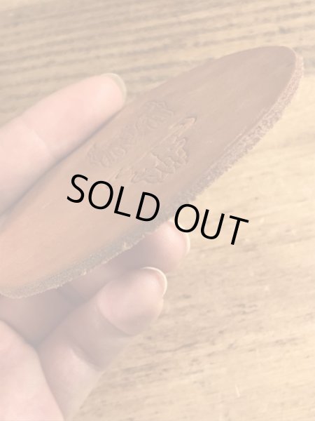 70’s〜頃のレザーのヴィンテージコースター