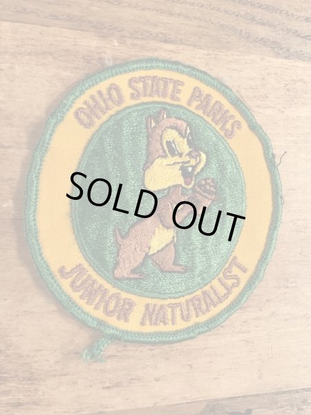 70年代〜頃のオハイオステイトパークのジュニアナチュラリストのビンテージワッペン