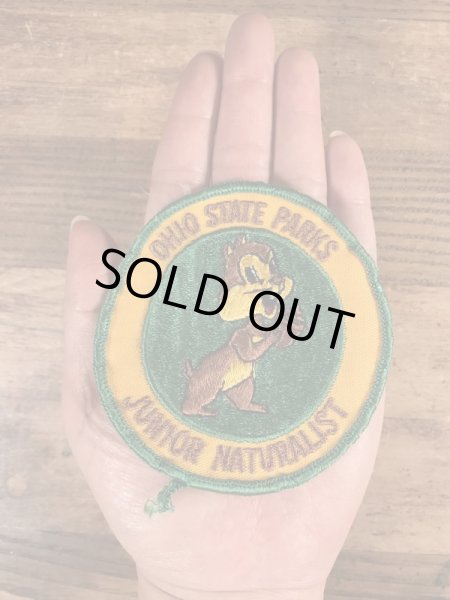 70年代〜頃のオハイオステイトパークのジュニアナチュラリストのビンテージワッペン
