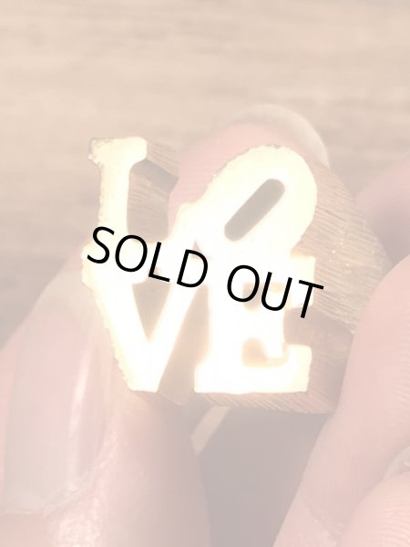 70’sのロバートインディアナのLoveのヴィンテージの指輪