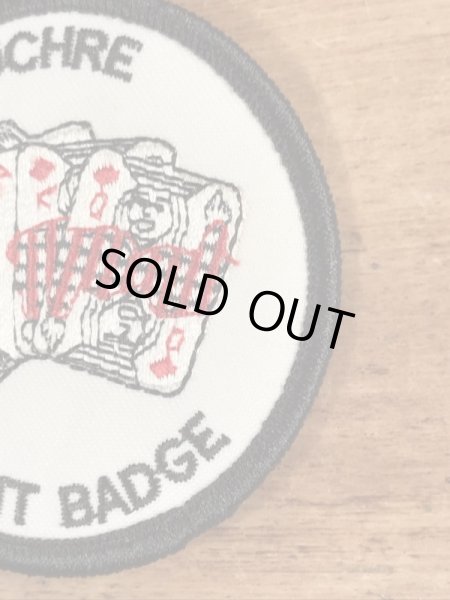 70’s〜頃のトランプが描かれたボーイスカウトのヴィンテージのワッペン