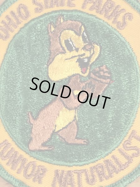 70年代〜頃のオハイオステイトパークのジュニアナチュラリストのビンテージワッペン