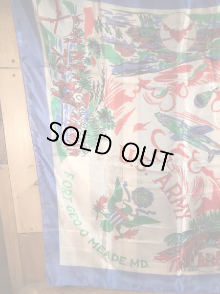 40〜50’sのUS Armyのヴィンテージのスカーフ