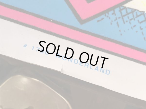 60〜70年代頃のアリスインワンダーランドのパロディのビンテージブラックライトポスター