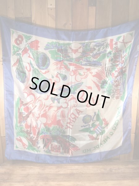 40〜50’sのUS Armyのヴィンテージのスカーフ