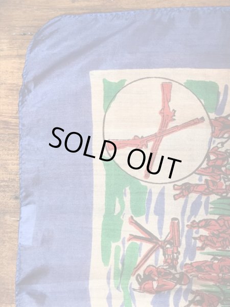 40〜50年代頃のUSアーミーのビンテージスカーフ