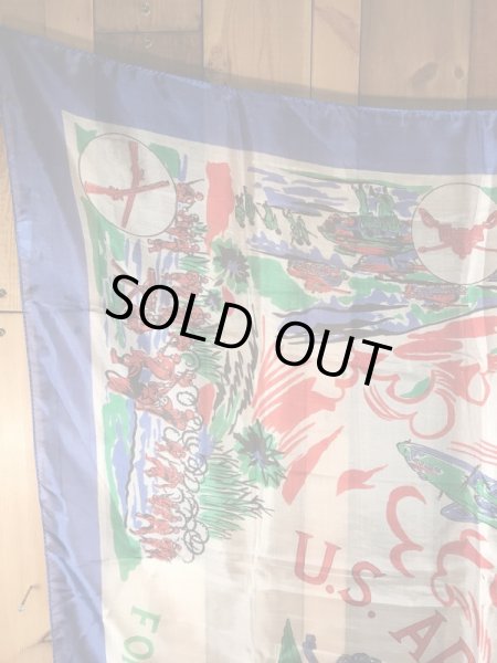 40〜50’sのUS Armyのヴィンテージのスカーフ