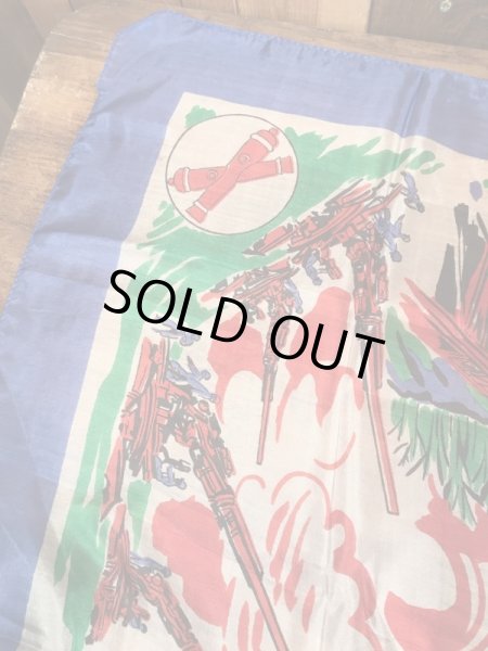 40〜50年代頃のUSアーミーのビンテージスカーフ