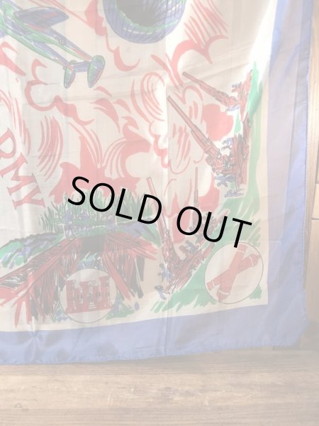 40〜50年代頃のUSアーミーのビンテージスカーフ