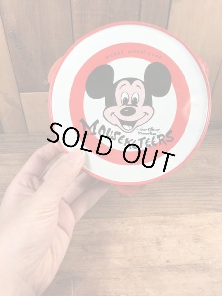 50〜60’sのミッキーマウスクラブのマウスケッターのヴィンテージのタンバリン