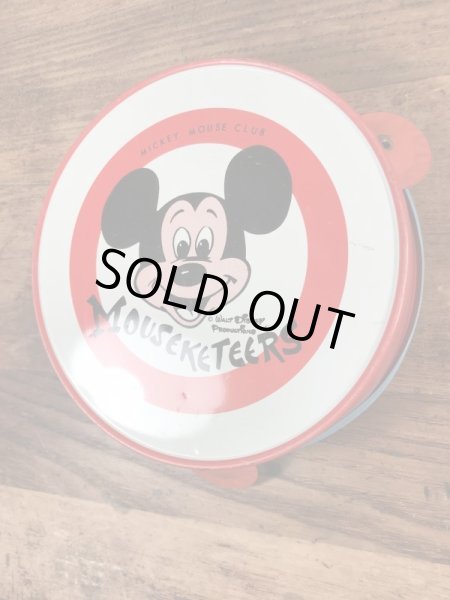 50〜60年代頃のミッキーマウスクラブのマウスケッターのビンテージタンバリン