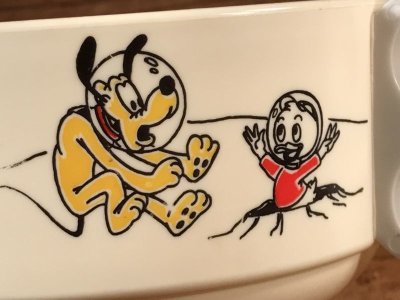 画像1: Disney Astronauts Plastic Soup Mug　アストロノーツ　ビンテージ　スープマグ　ディズニー　70年代