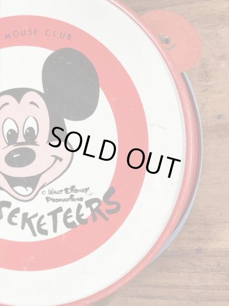 50〜60’sのミッキーマウスクラブのマウスケッターのヴィンテージのタンバリン