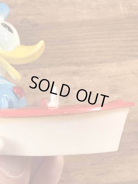 60〜70’sのディズニーのドナルドダックのヴィンテージのボートのおもちゃ