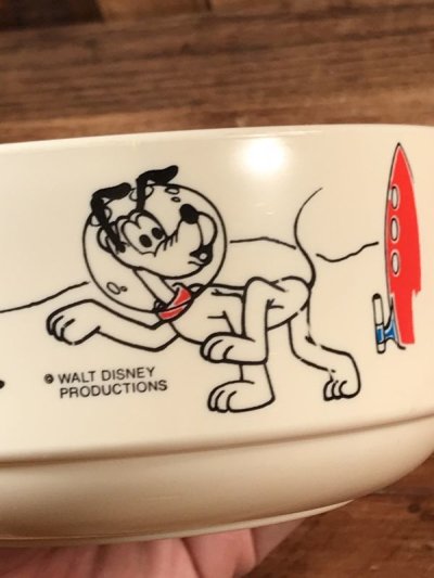 画像2: Disney Astronauts Plastic Soup Mug　アストロノーツ　ビンテージ　スープマグ　ディズニー　70年代