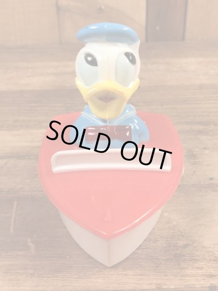 60〜70’sのディズニーのドナルドダックのヴィンテージのボートのおもちゃ