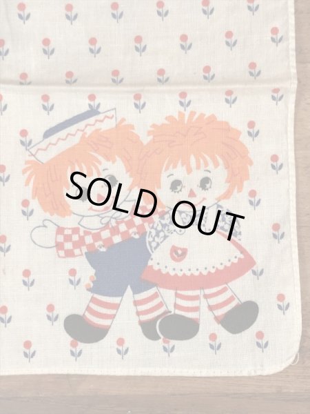 50’sのラガディアン＆アンディのヴィンテージの子供用ハンカチ