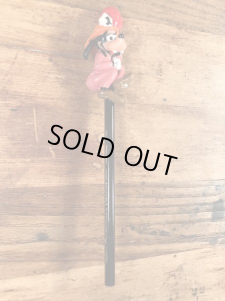 80年代頃のディズニーのグーフィーのビンテージペンシルトッパー