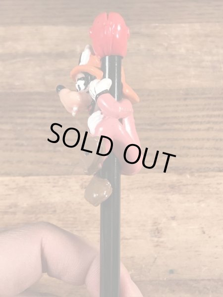 80年代頃のディズニーのグーフィーのビンテージペンシルトッパー