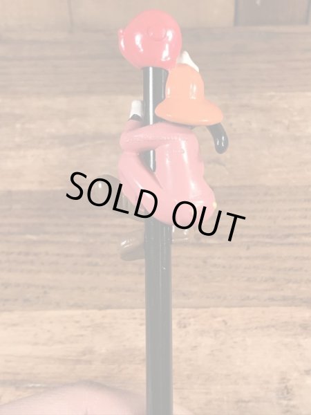 80年代頃のディズニーのグーフィーのビンテージペンシルトッパー