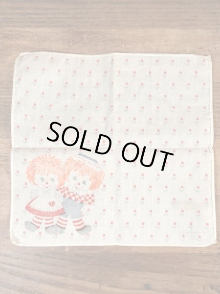 50’sのラガディアン＆アンディのヴィンテージの子供用ハンカチ