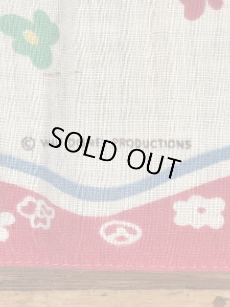 50’sのミッキーマウスとディズニーキャラクターのヴィンテージの子供用ハンカチ