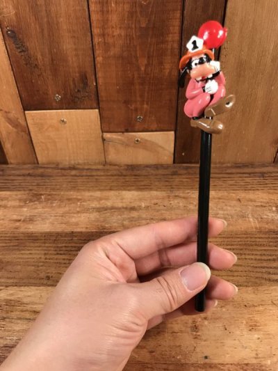 画像3: Disney Goofy “Fireman” PVC Topper Pencil　グーフィー　ビンテージ　鉛筆　ペンシルトッパー　80年代〜