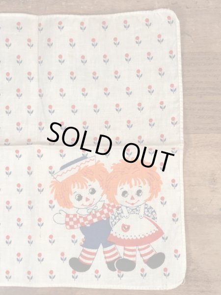 50’sのラガディアン＆アンディのヴィンテージの子供用ハンカチ