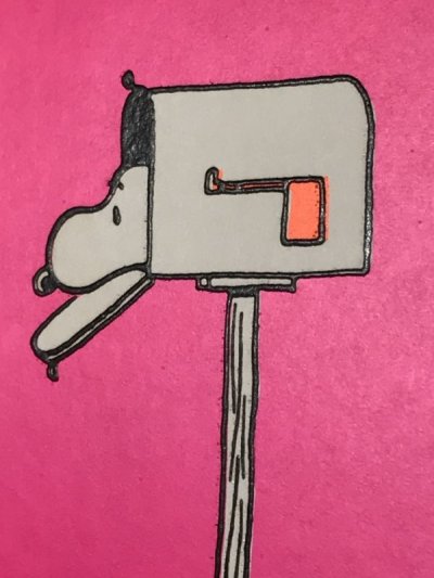 画像1: Hallmark Peanuts Snoopy “Post” Greeting Card　スヌーピー　ビンテージ　グリーティングカード　70〜80年代