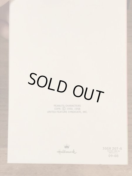 70〜80年代頃のスヌーピーのチャーリーブラウンのビンテージのグリーティングカード