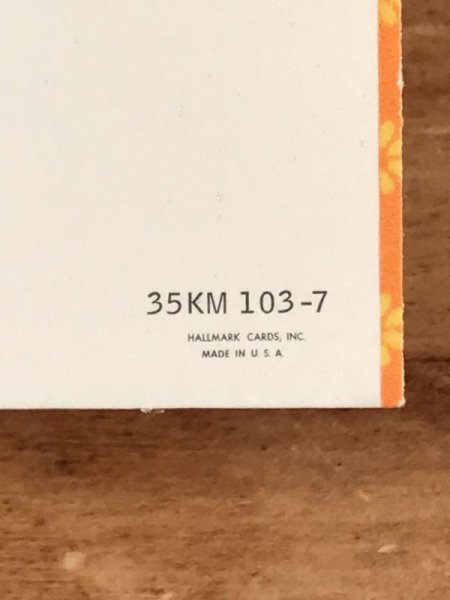 70〜80年代頃のスヌーピーのルーシーのビンテージのグリーティングカード