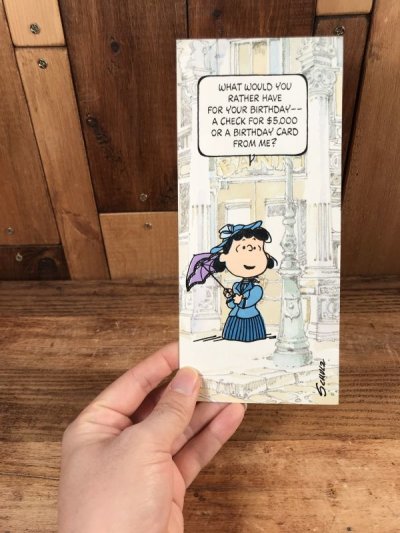 画像3: Hallmark Peanuts Lucy “What Would You...” Greeting Card　ルーシー　ビンテージ　グリーティングカード　スヌーピー　70〜80年代