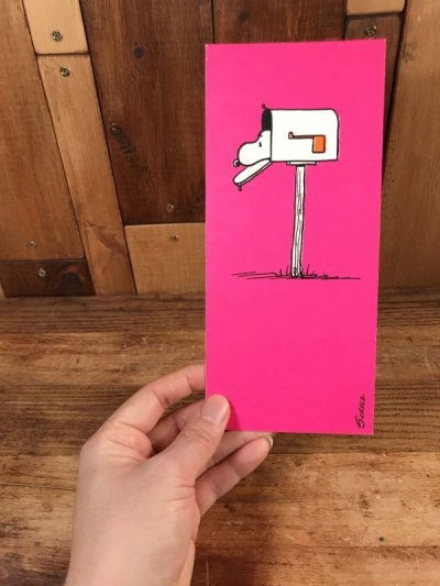 画像3: Hallmark Peanuts Snoopy “Post” Greeting Card　スヌーピー　ビンテージ　グリーティングカード　70〜80年代