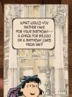 70〜80’sのホールマーク社製のスヌーピーのルーシーのヴィンテージのメッセージカード