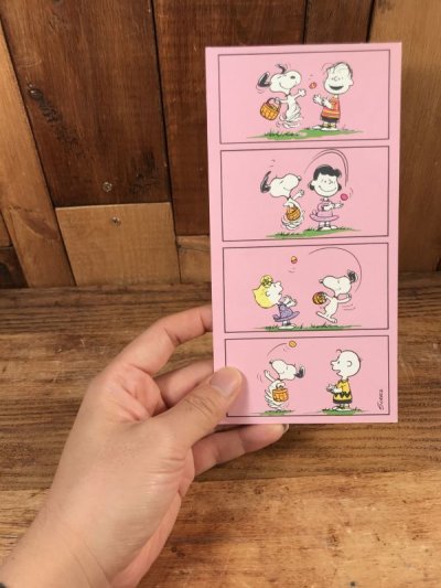 画像3: Hallmark Peanuts Snoopy “Easter egg” Greeting Card　スヌーピー　ビンテージ　グリーティングカード　ピーナッツギャング　70〜80年代