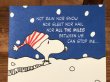 ホールマーク社製のクリスマスのスヌーピーのヴィンテージのメッセージカード