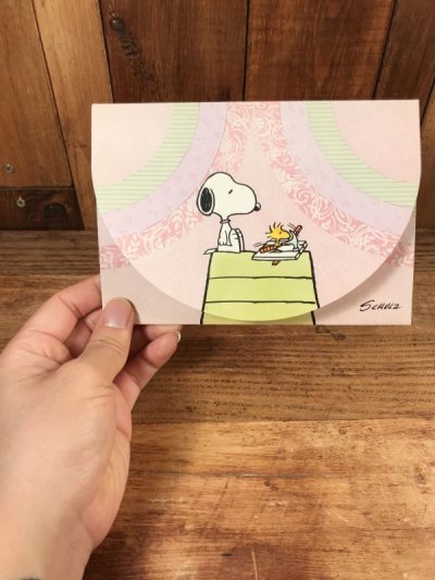 画像2: Hallmark Peanuts Snoopy & Woodstock “Make Something” Greeting Card　スヌーピー　ビンテージ　グリーティングカード　ウッドストック　70〜80年代