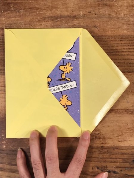 90年代頃のスヌーピーとウッドストックのビンテージのグリーティングカード