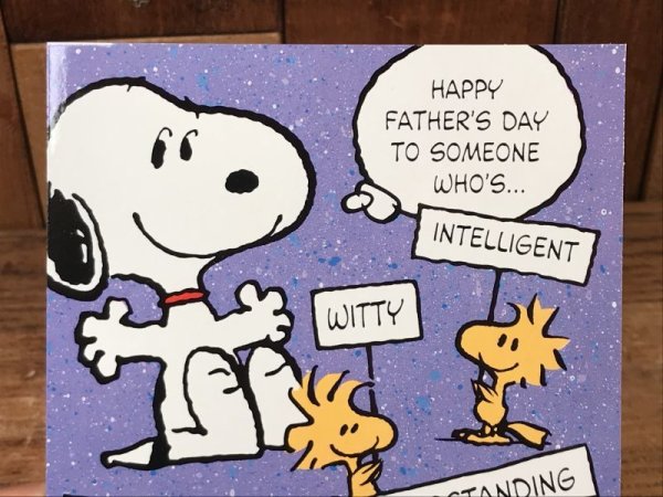 ホールマーク社製のスヌーピーとウッドストックのヴィンテージのメッセージカード