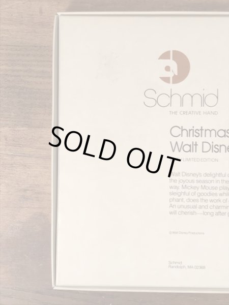 70’s　ヴィンテージ　ディズニー　クリスマスプレート　壁掛け　disney　雑貨