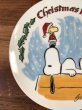 70’s　スヌーピー　ヴィンテージ　クリスマスプレート　vintage　snoopy　お皿