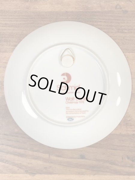 70年代　ビンテージ　ディズニー　クリスマスプレート　壁掛け　vintage　雑貨